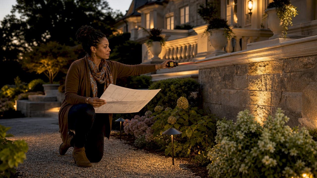 What Is a Holiday Lighting Walkthrough for Estates