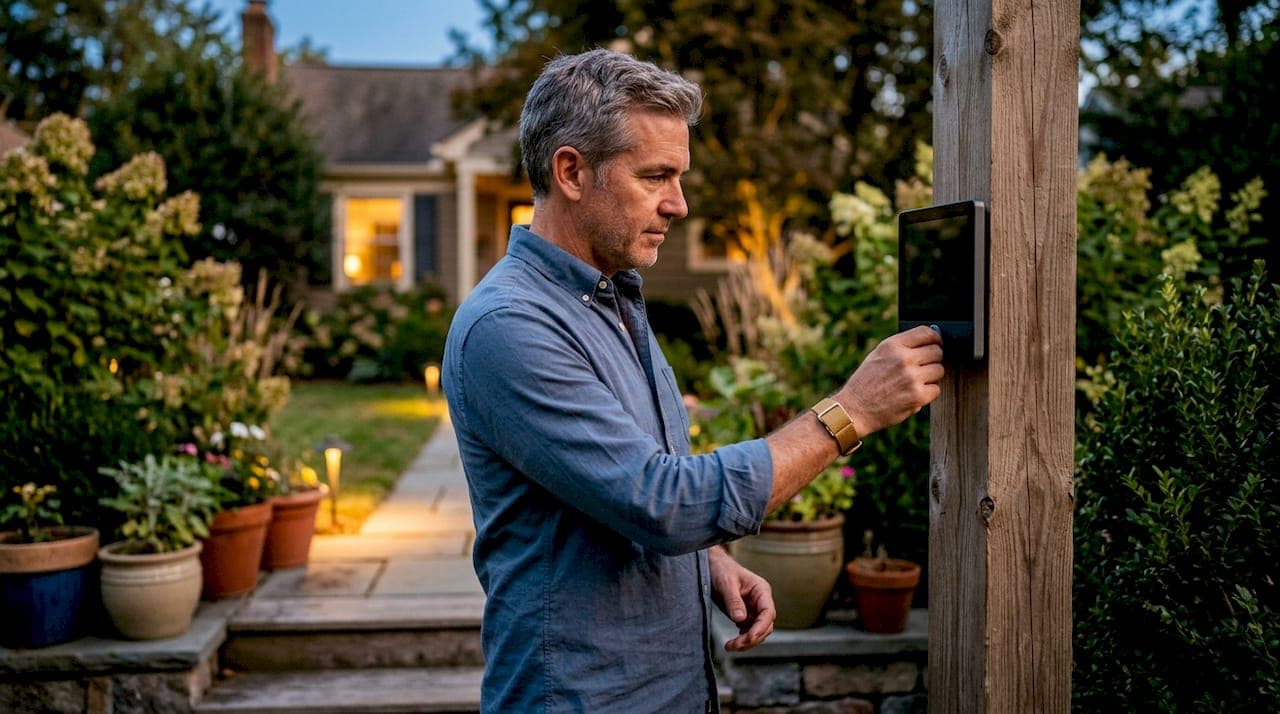Smart Outdoor Lighting Control and Smart Home Integration